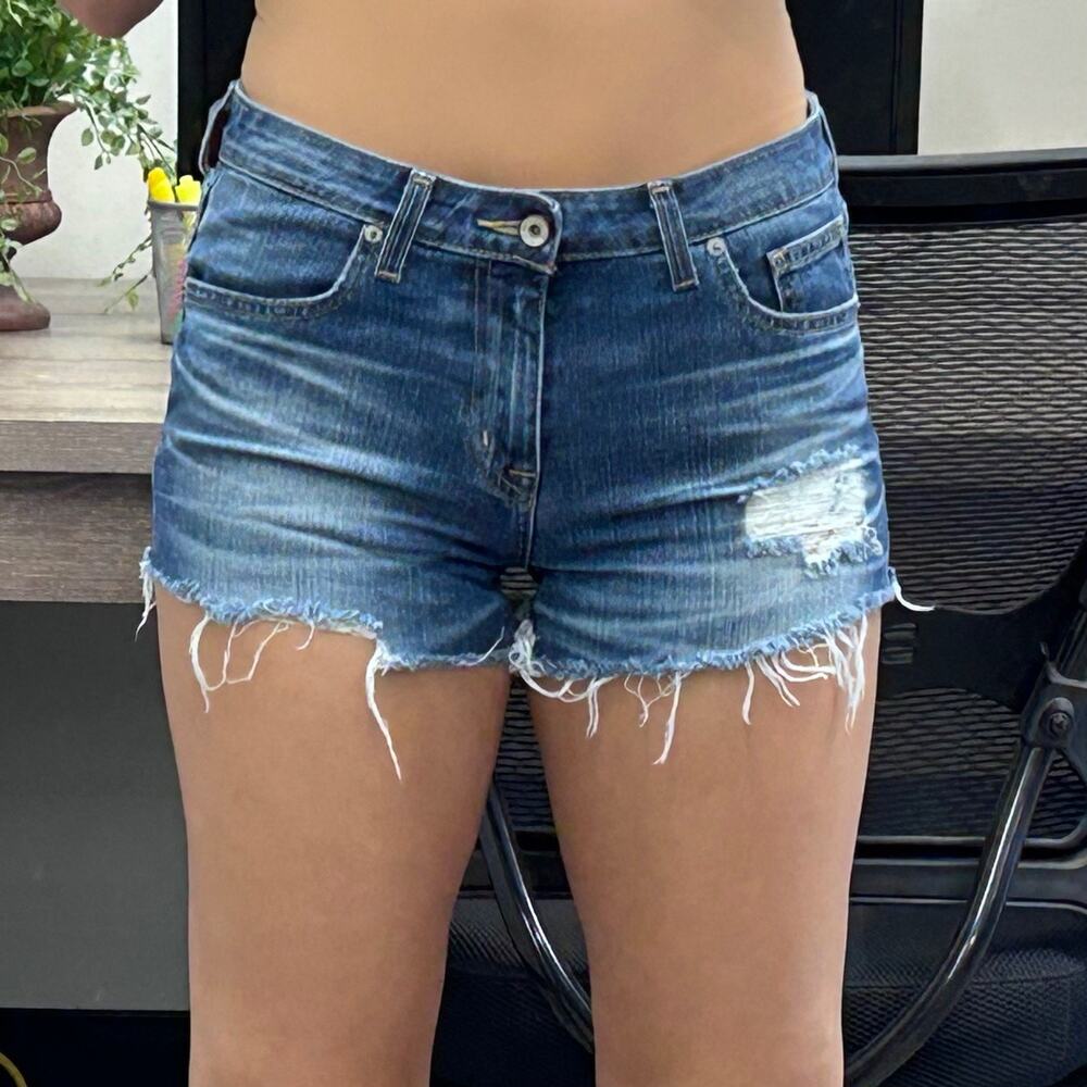 Big Star Maddie Jean Shorts Blue 27 EUC